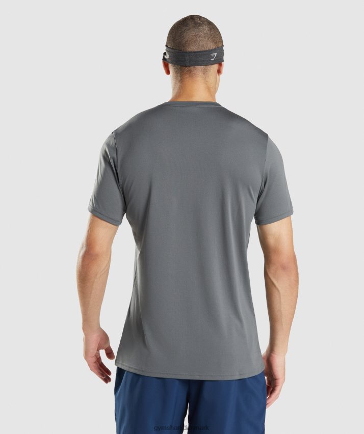 Mænd Gymshark ankomst t-shirt N4ZDDN743 trækul
