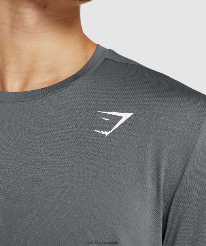 Mænd Gymshark ankomst t-shirt N4ZDDN743 trækul