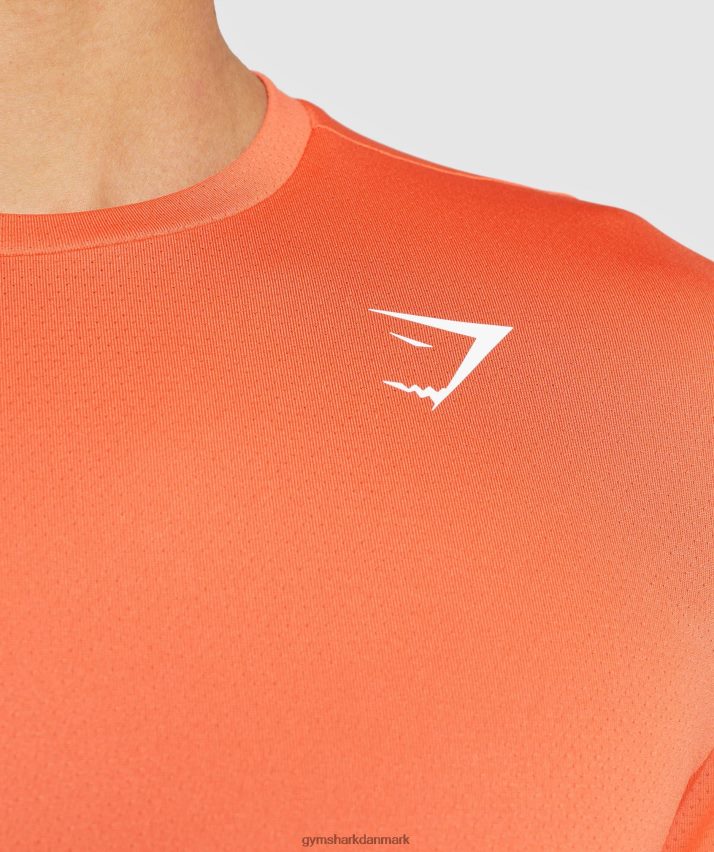 Mænd Gymshark ankomst t-shirt N4ZDDN748 papaya appelsin