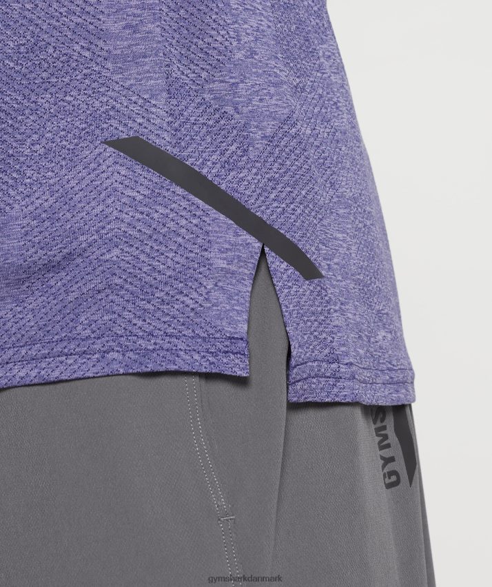 Mænd Gymshark apex langærmet t-shirt N4ZDDN707 neptun lilla/fløjlslilla