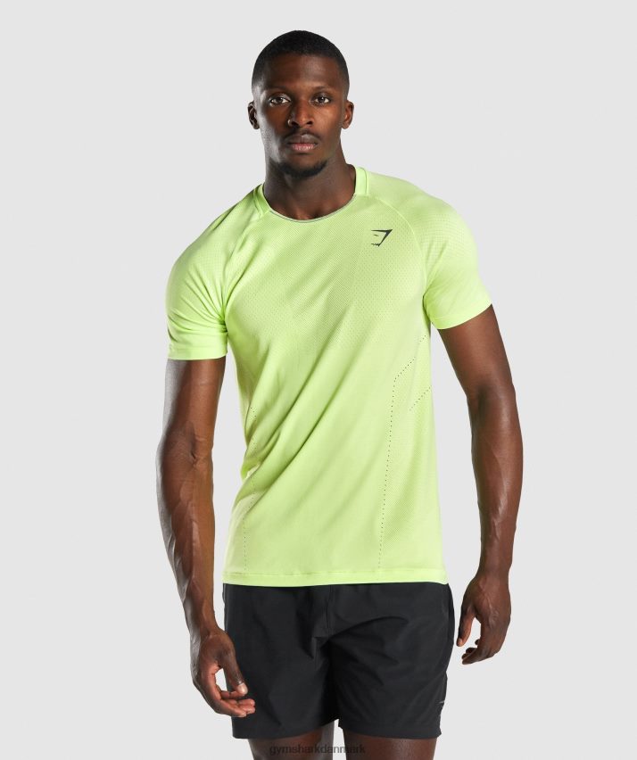 Mænd Gymshark apex perform t-shirt N4ZDDN733 grøn