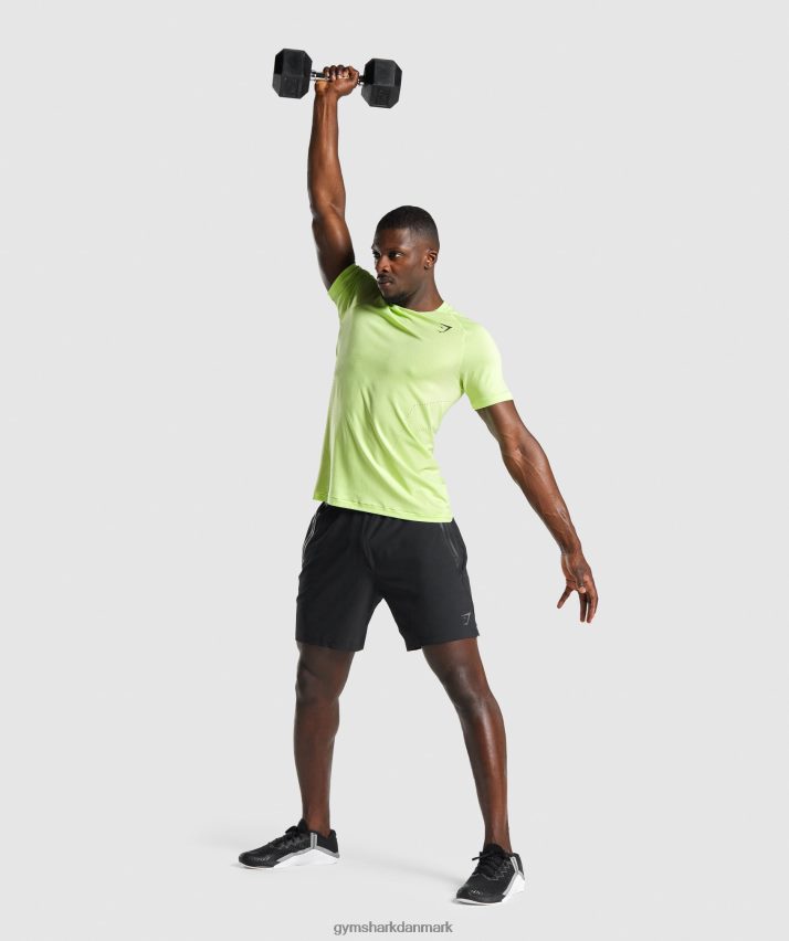 Mænd Gymshark apex perform t-shirt N4ZDDN733 grøn