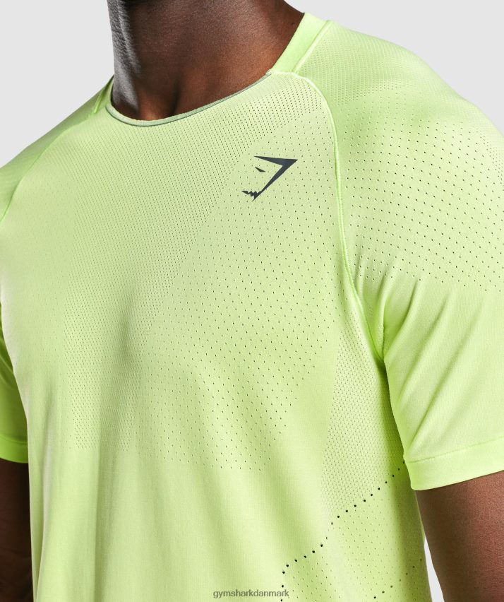 Mænd Gymshark apex perform t-shirt N4ZDDN733 grøn