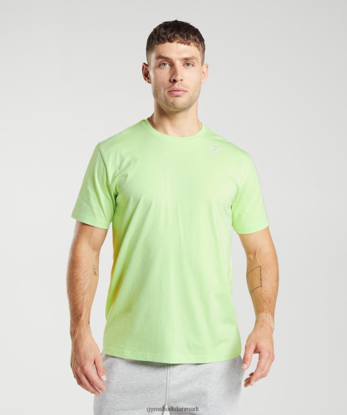 Mænd Gymshark crest t-shirt N4ZDDN728 kiwi grøn