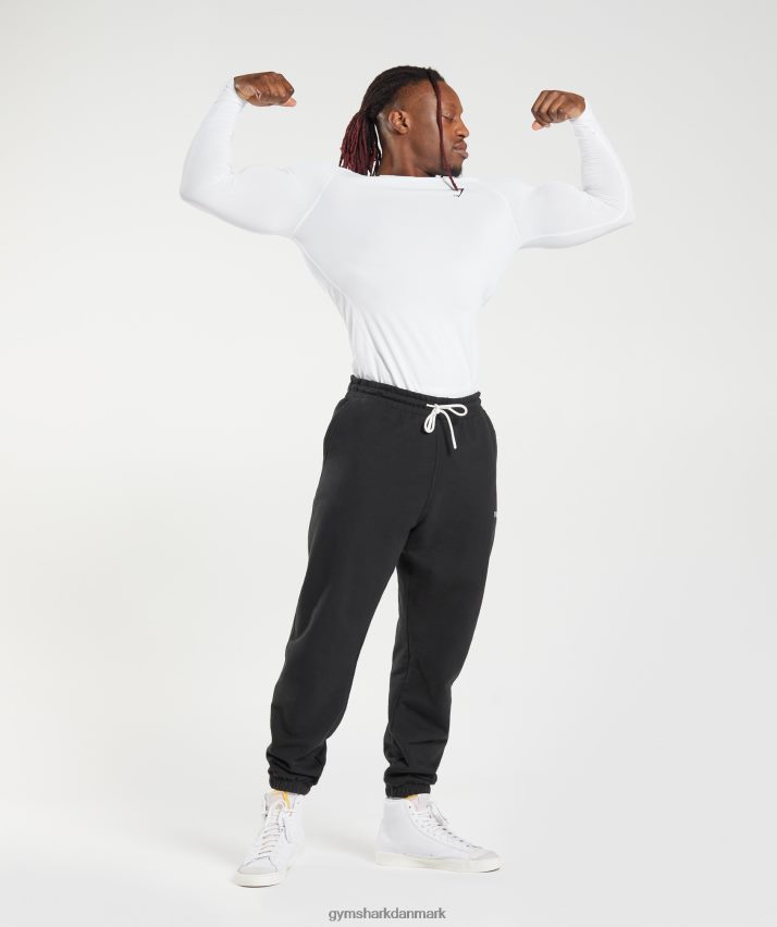 Mænd Gymshark element baselayer langærmet t-shirt N4ZDDN631 hvid