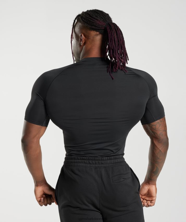 Mænd Gymshark element baselayer t-shirt N4ZDDN701 sort