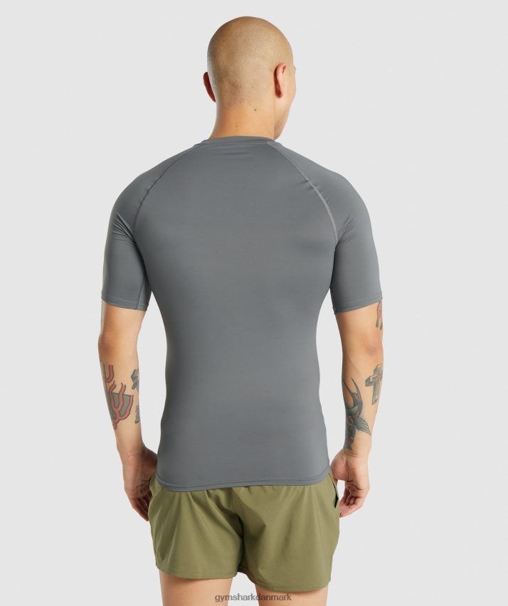 Mænd Gymshark element baselayer t-shirt N4ZDDN744 trækul