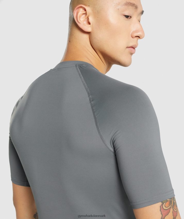 Mænd Gymshark element baselayer t-shirt N4ZDDN744 trækul