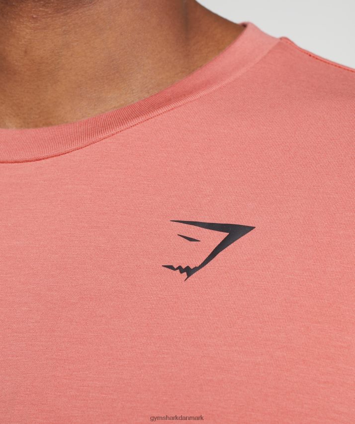 Mænd Gymshark essentiel oversize t-shirt N4ZDDN569 terracotta pink