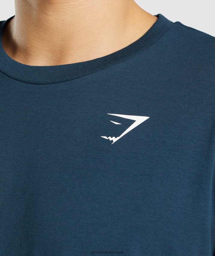Mænd Gymshark essentiel oversize t-shirt N4ZDDN573 flåde