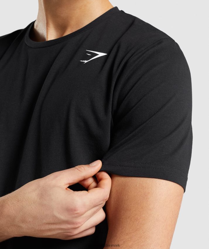 Mænd Gymshark essentiel t-shirt N4ZDDN661 sort