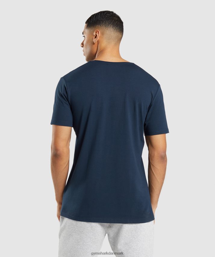 Mænd Gymshark essentiel t-shirt N4ZDDN710 flåde