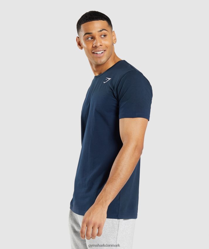 Mænd Gymshark essentiel t-shirt N4ZDDN710 flåde