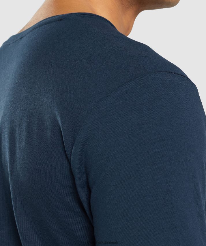 Mænd Gymshark essentiel t-shirt N4ZDDN710 flåde