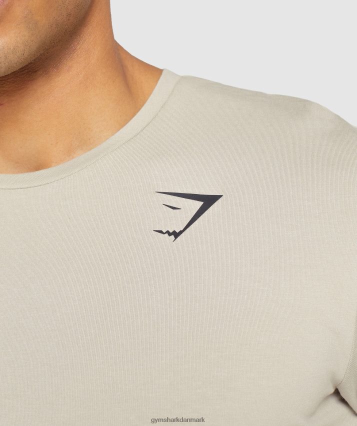 Mænd Gymshark essentiel t-shirt N4ZDDN758 småsten grå