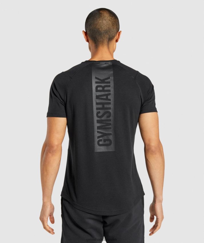 Mænd Gymshark fed t-shirt N4ZDDN652 sort
