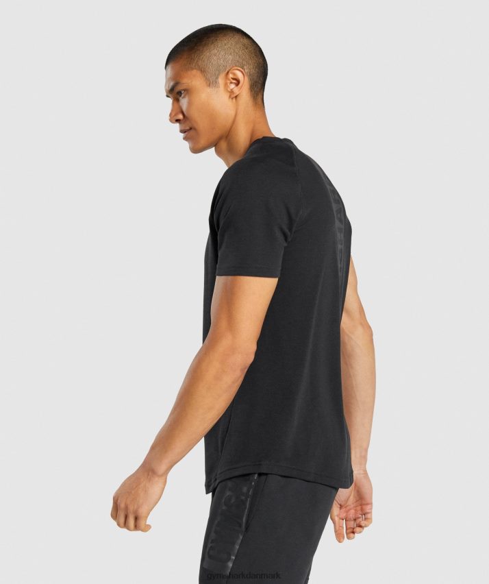 Mænd Gymshark fed t-shirt N4ZDDN652 sort