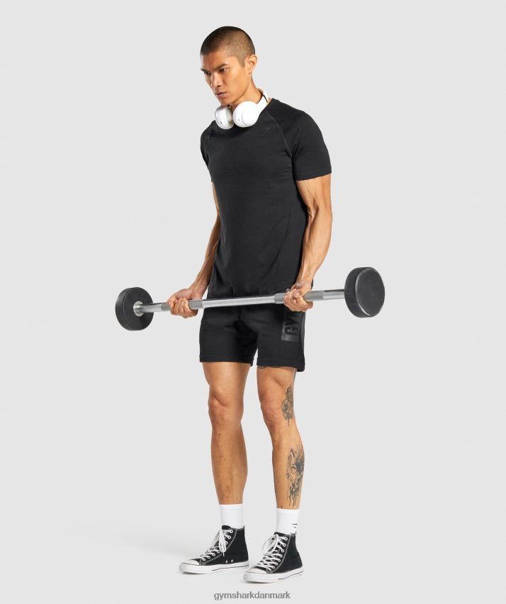 Mænd Gymshark fed t-shirt N4ZDDN652 sort