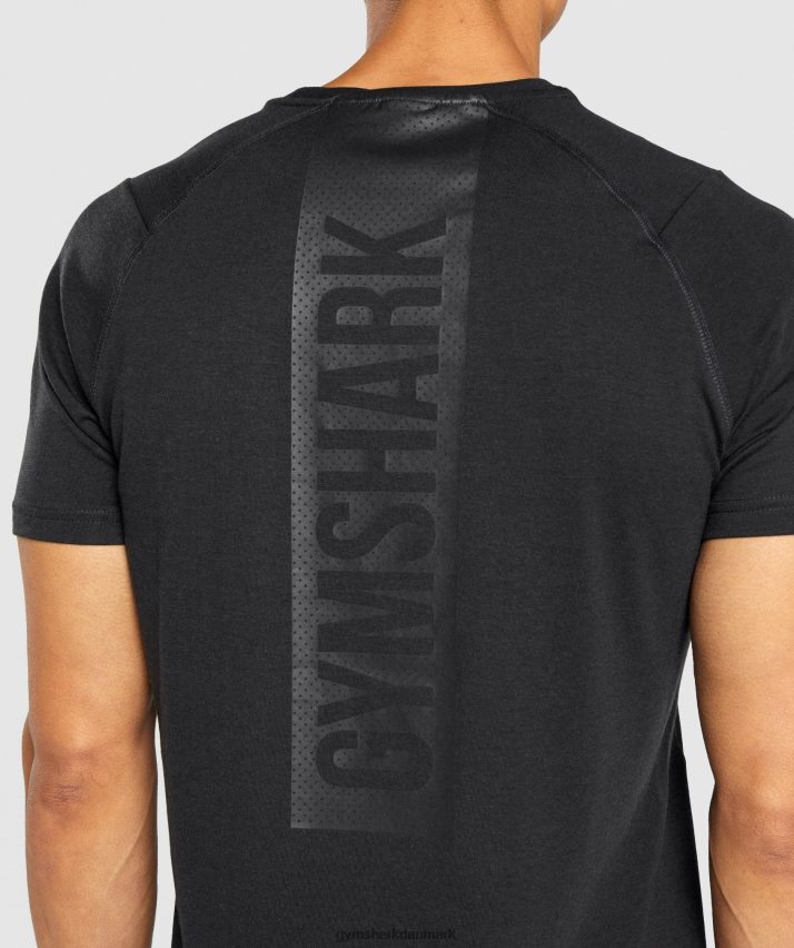 Mænd Gymshark fed t-shirt N4ZDDN652 sort