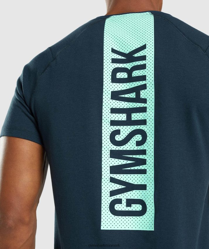 Mænd Gymshark fed t-shirt N4ZDDN706 flåde