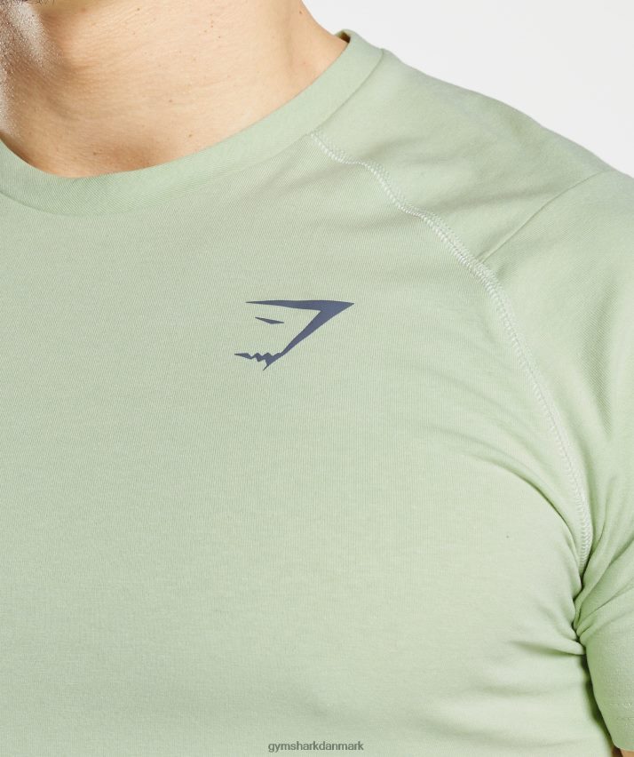Mænd Gymshark fed t-shirt N4ZDDN729 flora grøn