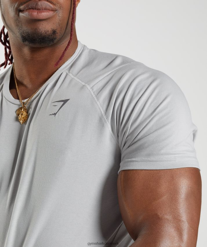 Mænd Gymshark fed t-shirt N4ZDDN762 lysegrå