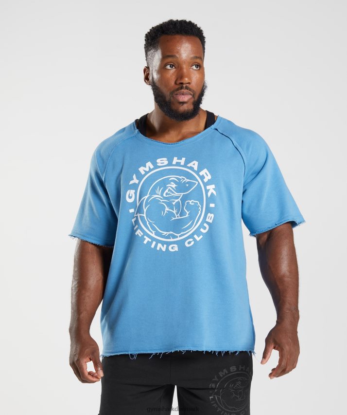 Mænd Gymshark ældre kludetop N4ZDDN703 kystblå