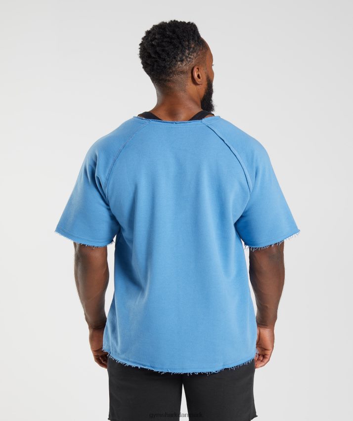 Mænd Gymshark ældre kludetop N4ZDDN703 kystblå
