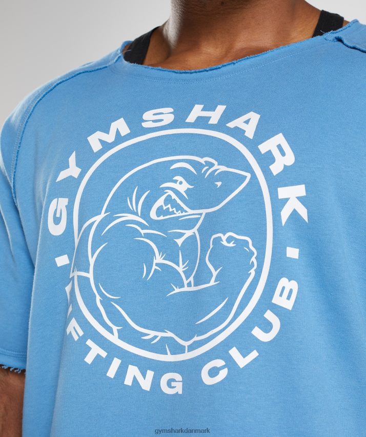 Mænd Gymshark ældre kludetop N4ZDDN703 kystblå