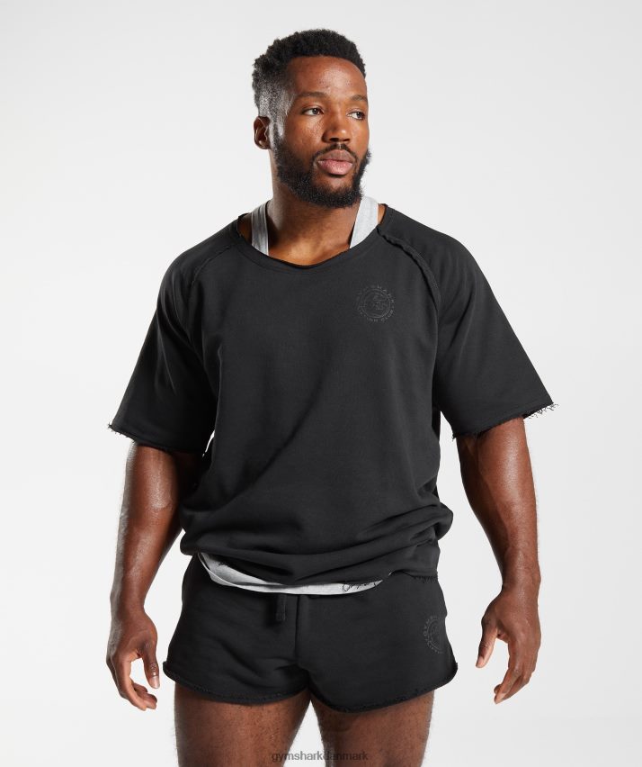 Mænd Gymshark ældre kludetop N4ZDDN708 sort