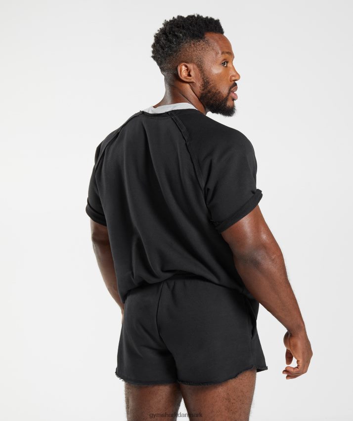 Mænd Gymshark ældre kludetop N4ZDDN708 sort