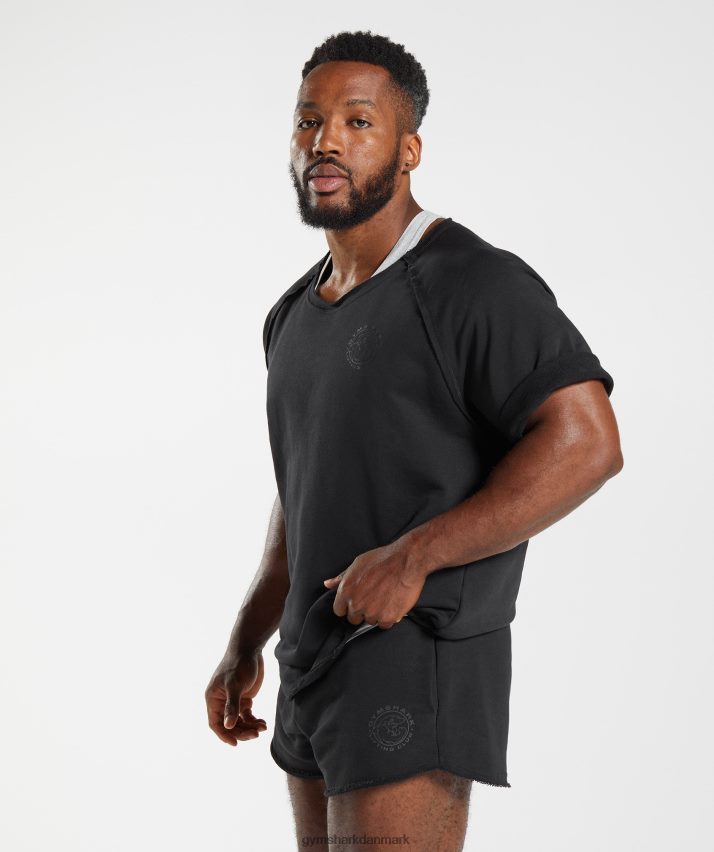 Mænd Gymshark ældre kludetop N4ZDDN708 sort