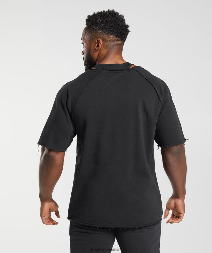 Mænd Gymshark ældre kludetop N4ZDDN718 sort