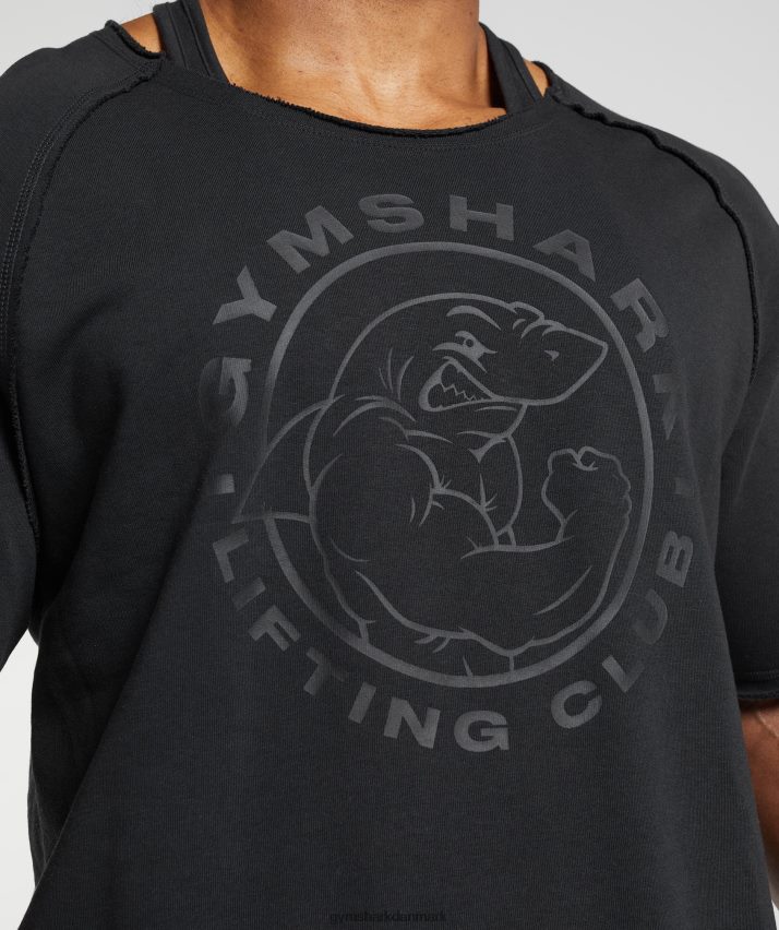 Mænd Gymshark ældre kludetop N4ZDDN718 sort