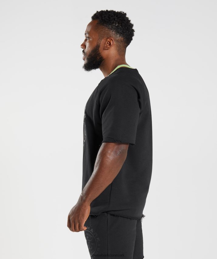 Mænd Gymshark ældre kludetop N4ZDDN740 sort
