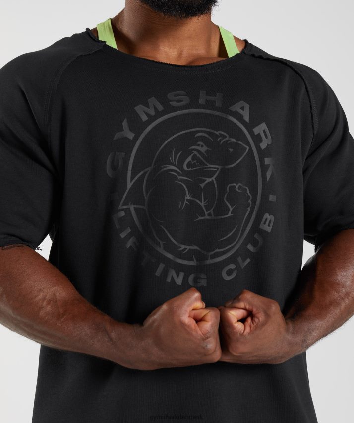 Mænd Gymshark ældre kludetop N4ZDDN740 sort