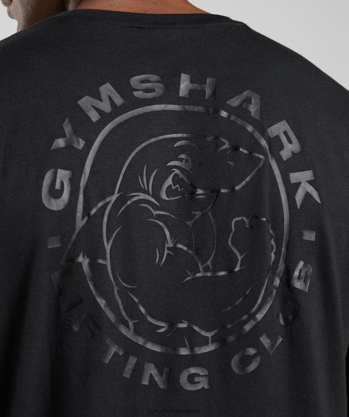 Mænd Gymshark ældre langærmet t-shirt N4ZDDN600 sort