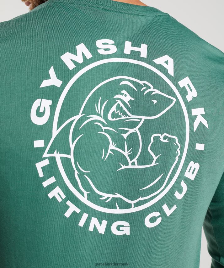 Mænd Gymshark ældre langærmet t-shirt N4ZDDN643 hoya grøn
