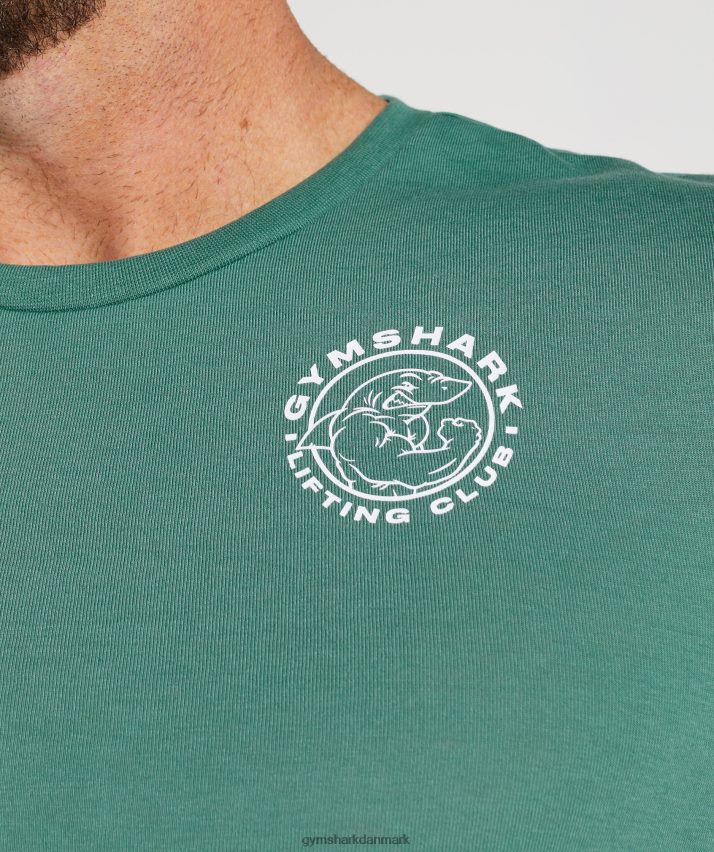 Mænd Gymshark ældre langærmet t-shirt N4ZDDN643 hoya grøn