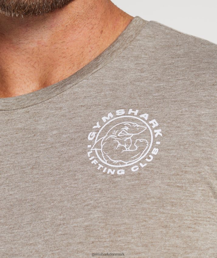 Mænd Gymshark ældre langærmet t-shirt N4ZDDN751 kalkstensmergel