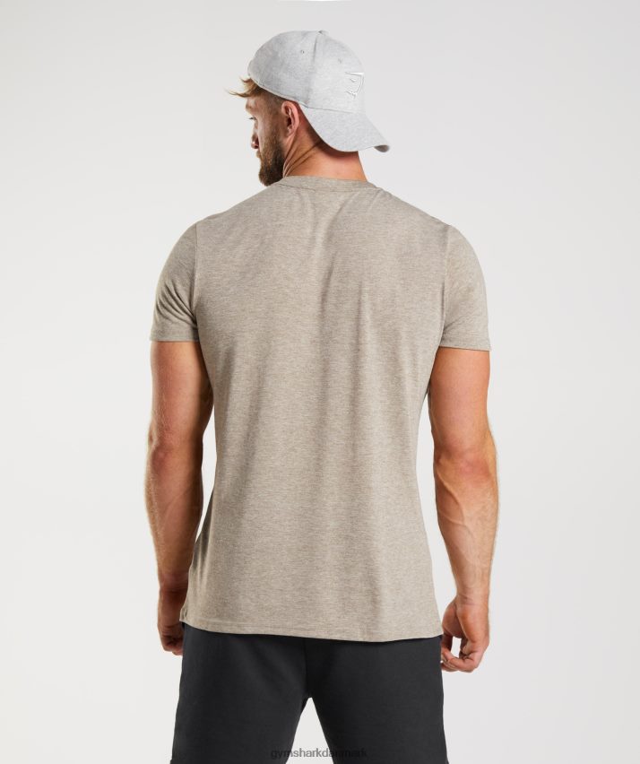 Mænd Gymshark ældre t-shirt N4ZDDN693 kalkstensmergel