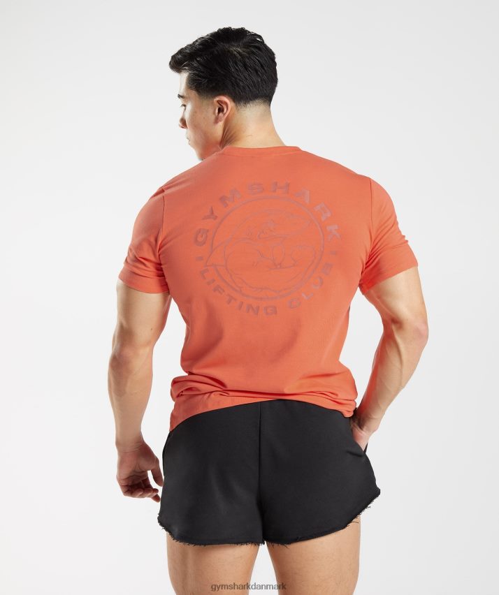Mænd Gymshark ældre t-shirt N4ZDDN765 aerospace orange