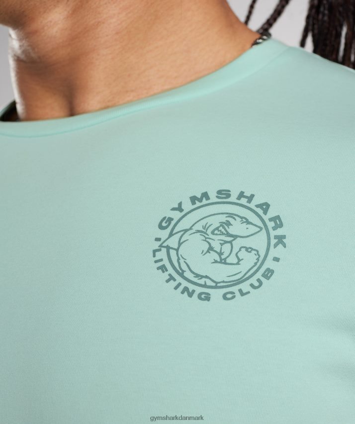 Mænd Gymshark ældre t-shirt N4ZDDN766 aqua grøn