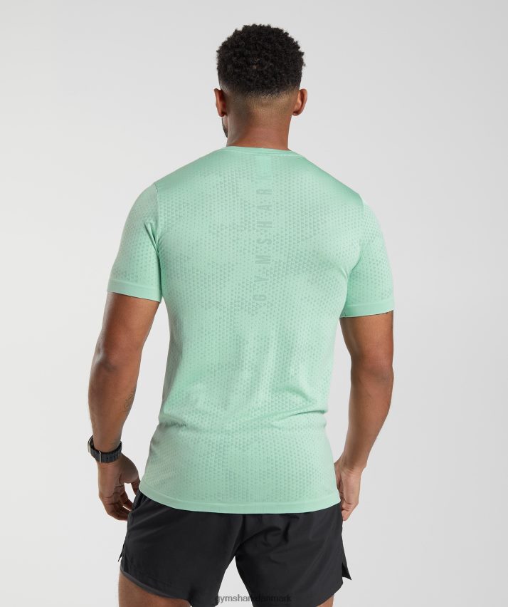 Mænd Gymshark sport sømløs t-shirt N4ZDDN715 pastelgrøn/pilegrøn