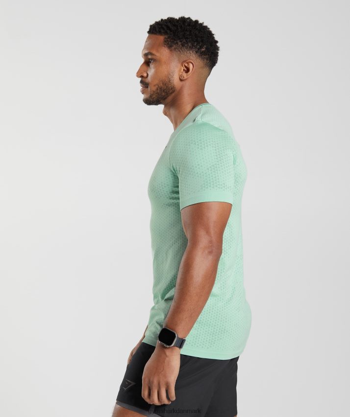 Mænd Gymshark sport sømløs t-shirt N4ZDDN715 pastelgrøn/pilegrøn