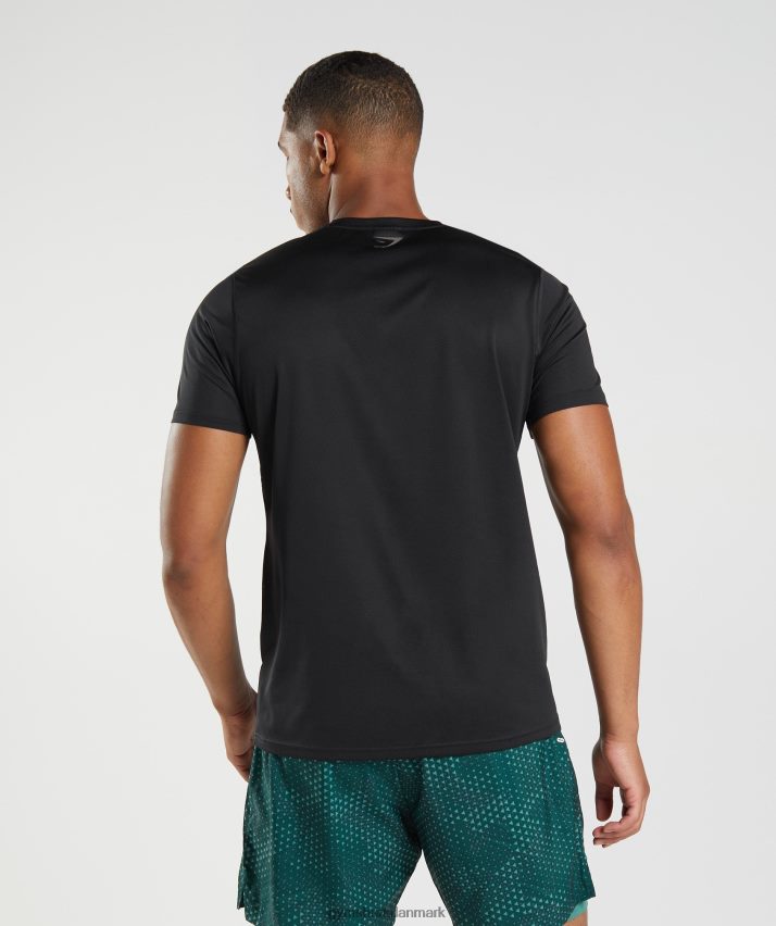 Mænd Gymshark sports t-shirt N4ZDDN583 sort/sort mergel