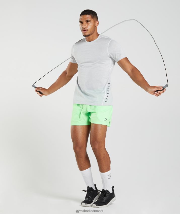 Mænd Gymshark sports t-shirt N4ZDDN756 hvid/røggrå mergel