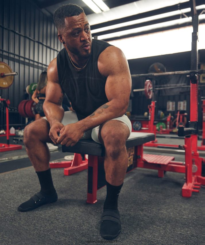 Mænd Gymshark 315 sømløs tank N4ZDDN911 sort