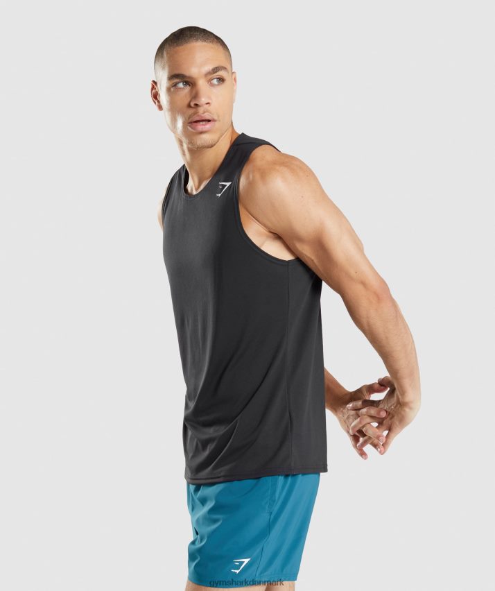 Mænd Gymshark ankomst tank N4ZDDN884 sort