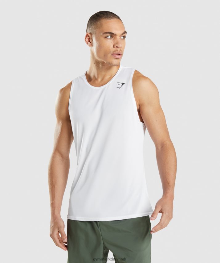 Mænd Gymshark ankomst tank N4ZDDN897 hvid